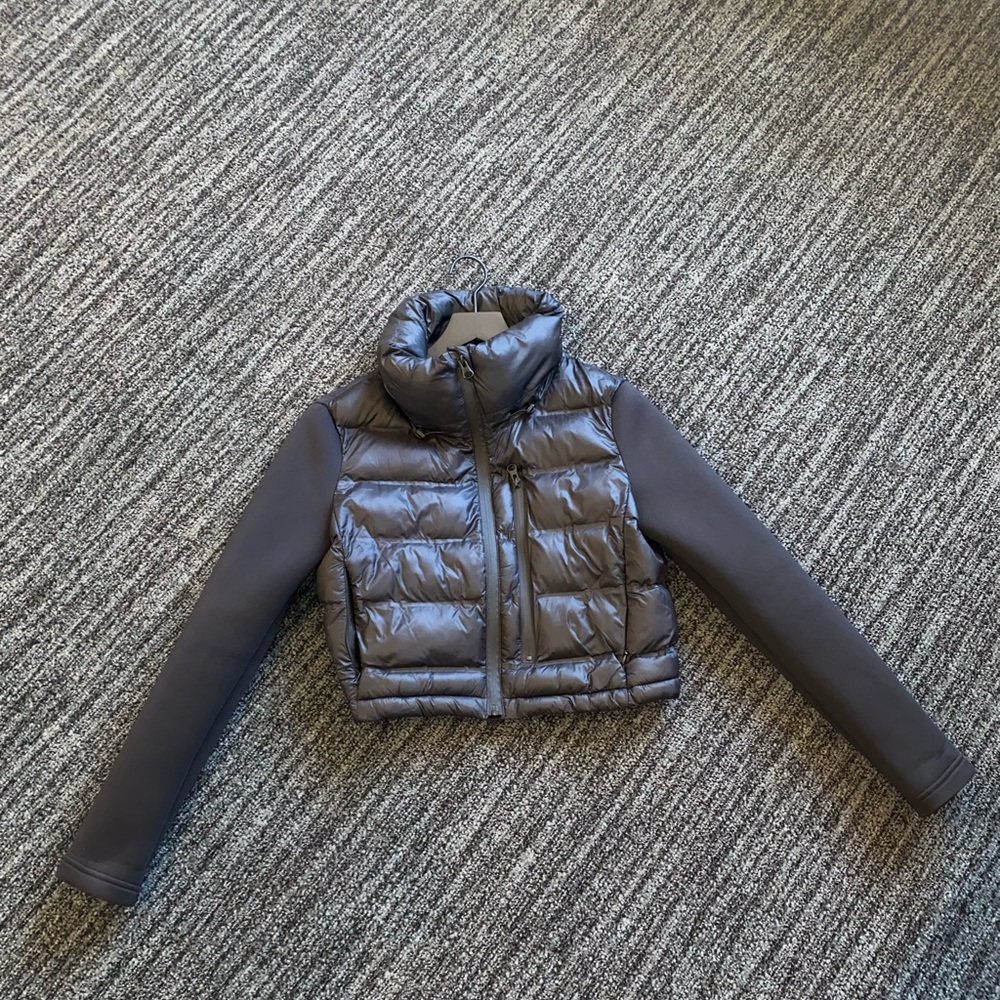 Zara black puffer jacket size xs